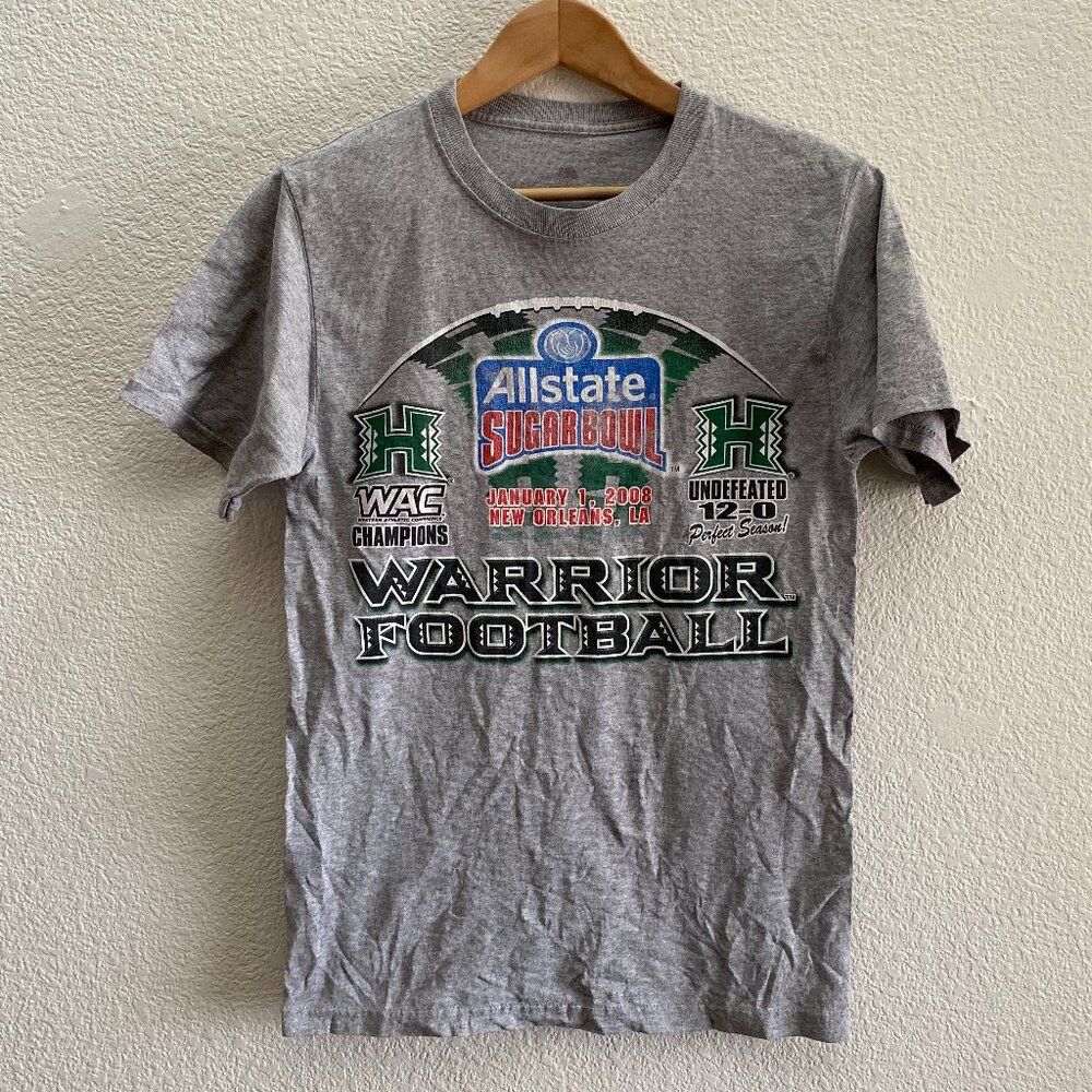 Hawaii Rainbow Warriors Football 2008 Allstate Sugar Bowl 120 TShirt Small